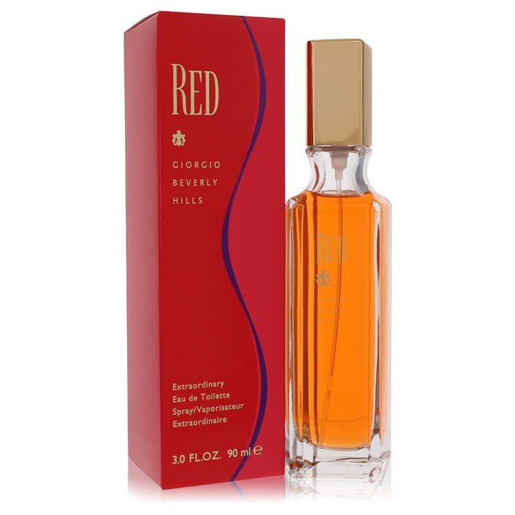 Red by Giorgio Beverly Hills Eau De Toilette Spray 3 OZ | Bold & Timeless Fragrance | iFragrance Shop
