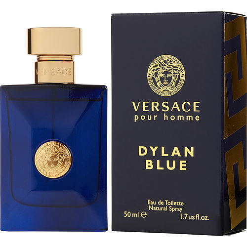 Versace Dylan Blue Eau De Toilette Spray 1.7 OZ | Bold & Masculine Fragrance | iFragrance Shop