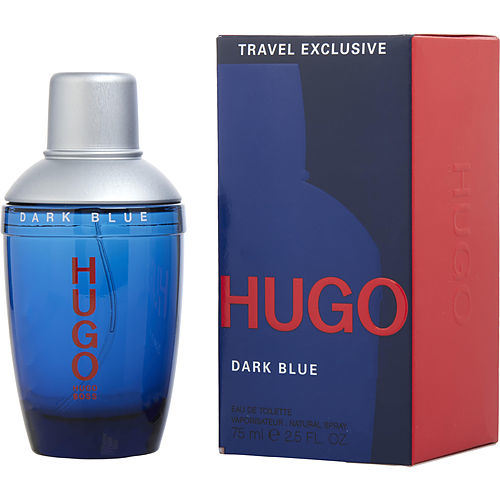Hugo Dark Blue Eau De Toilette Spray 2.5 OZ | Bold & Masculine Scent | iFragrance Shop