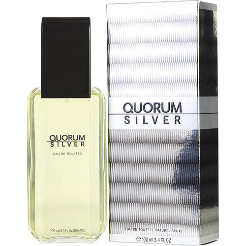 Quorum Silver by Antonio Puig Eau de Toilette Spray 3.4 oz – iFragrance Shop