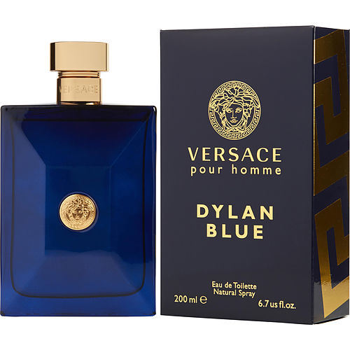 Versace Dylan Blue Eau De Toilette Spray 6.7 OZ | Bold & Refined Masculine Scent | iFragrance Shop