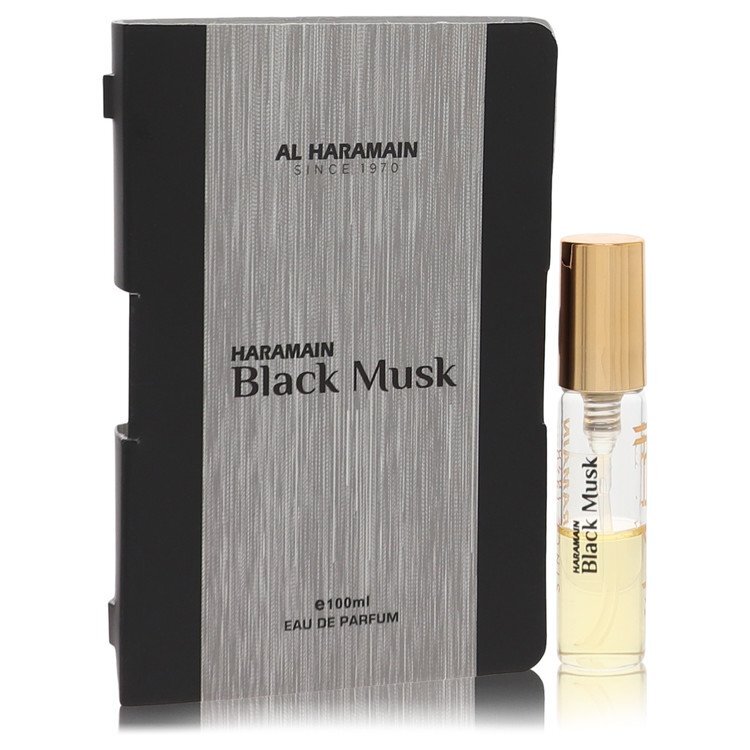 Al Haramain Black Musk by Al Haramain Vial (sample) .06 oz (Men)