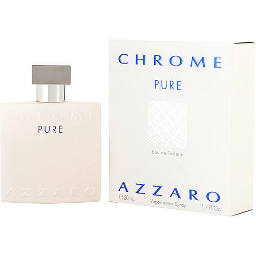 Chrome Pure by Azzaro Eau De Toilette Spray 1.7 OZ | Fresh & Crisp Fragrance | iFragrance Shop