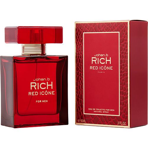 JOHAN B RICH RED ICONE by Johan B EDT Spray 3.0 OZ | iFragrance Shop