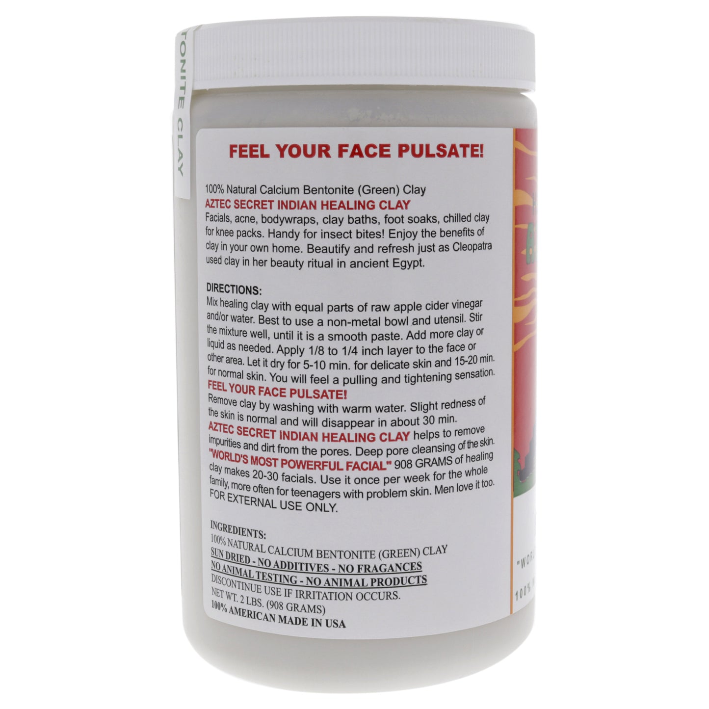 Indian Healing Clay by Aztec Secret for Unisex – 2 lb | iFragrance Shop