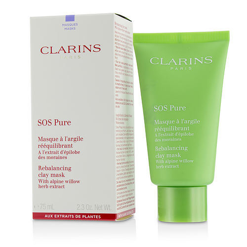 Clarins SOS Pure Rebalancing Clay Mask for Combination to Oily Skin 75ml/2.3oz - iFragrance Shop