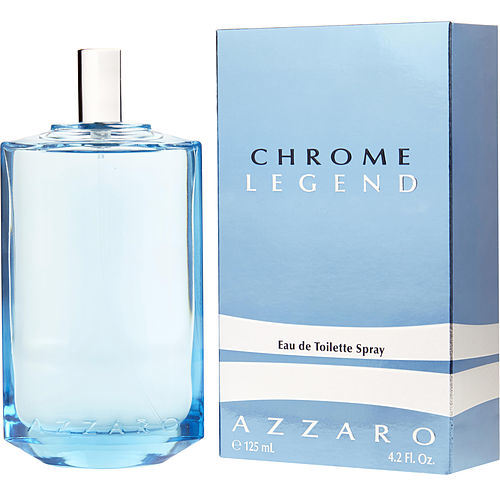 Chrome Legend by Azzaro Eau De Toilette Spray 4.2 OZ | Fresh & Dynamic Fragrance | iFragrance Shop