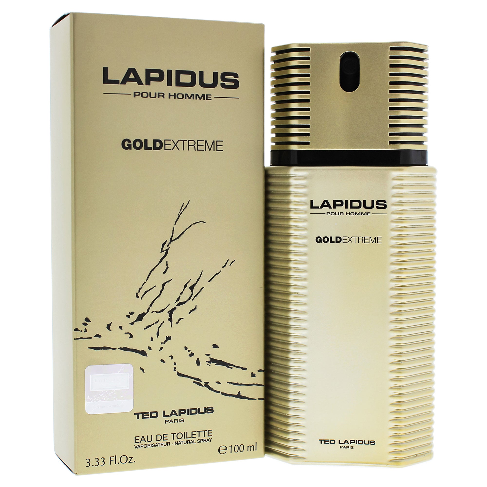 Gold Extreme by Ted Lapidus for Men - 3.4oz EDT Spray - Bold & Invigorating - iFragrance Shop