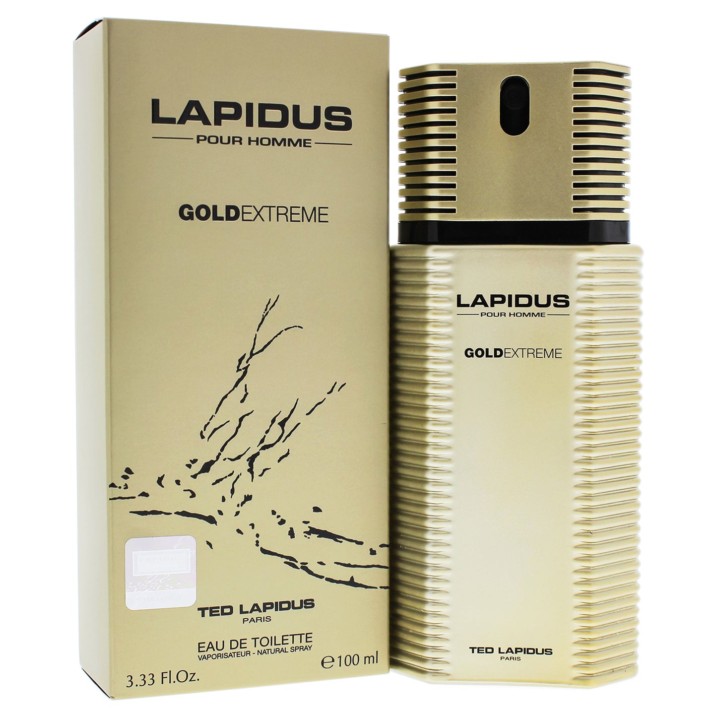 Gold Extreme by Ted Lapidus for Men - 3.4oz EDT Spray - Bold & Invigorating - iFragrance Shop