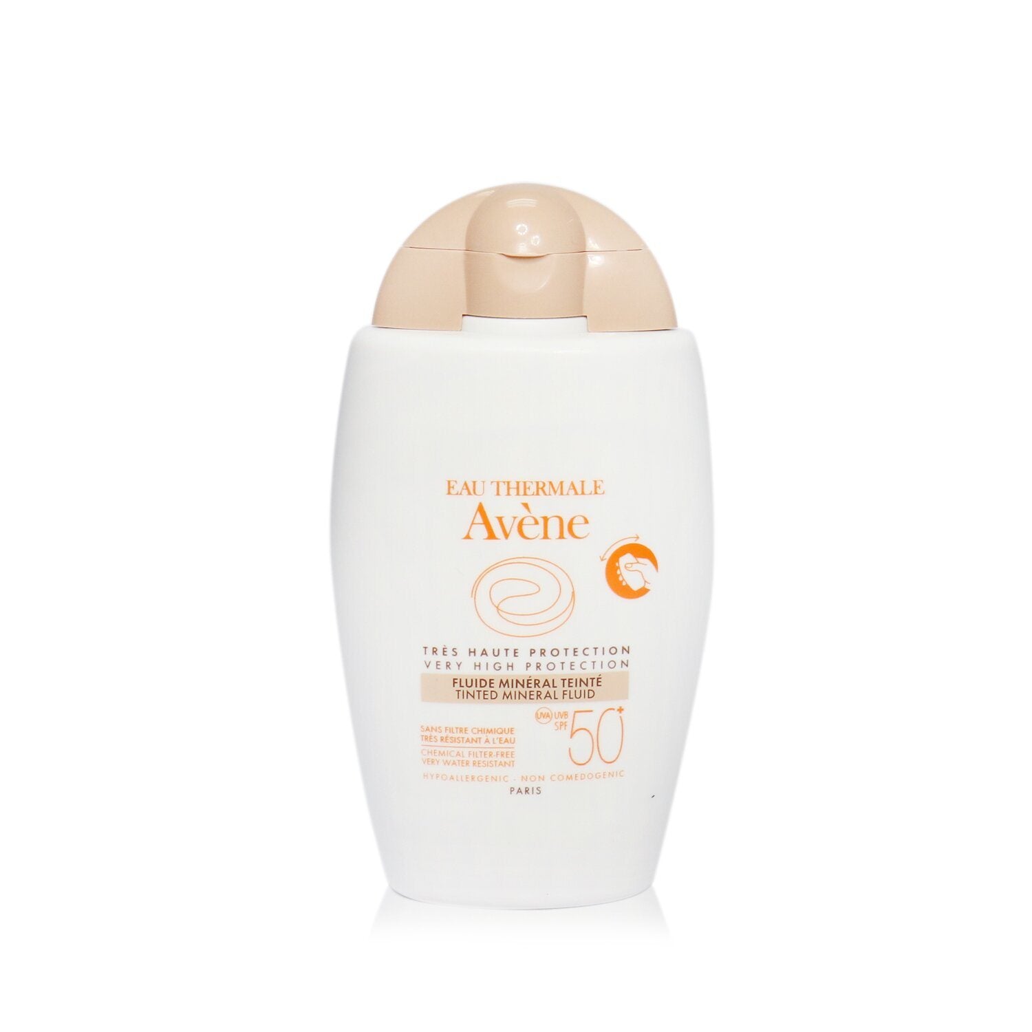 Very High Protection Tinted Mineral Fluid SPF 50+ for Sensitive & Intolerant Skin – iFragrance Shop
