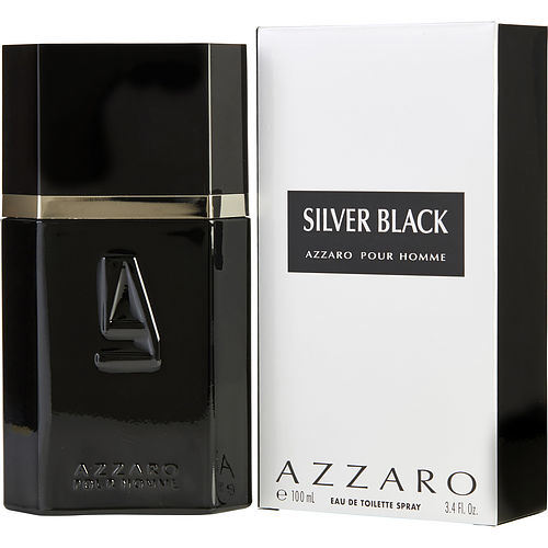 Azzaro Silver Black Eau De Toilette Spray 3.4 OZ | Fresh & Bold Fragrance | iFragrance Shop
