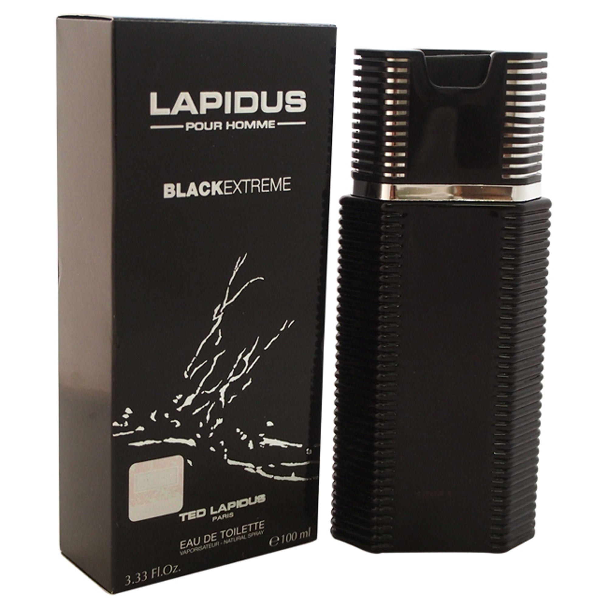 Lapidus Black Extreme by Ted Lapidus for Men - 3.3oz EDT Spray - Bold & Masculine - iFragrance Shop