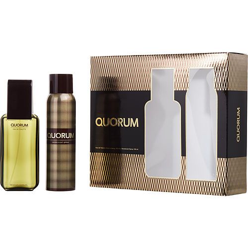 QUORUM by Antonio Puig EDT Spray 3.4 oz & Deodorant Spray 5 oz iFragrance Shop