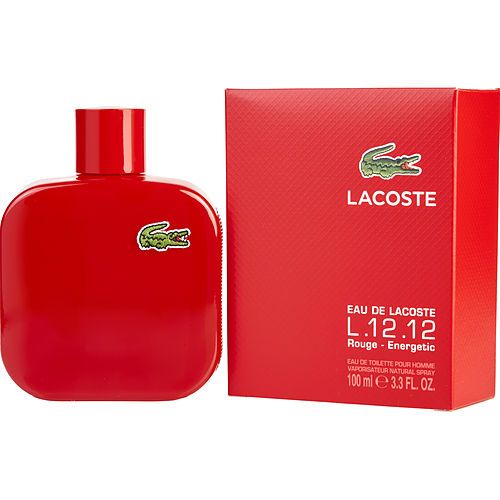 Lacoste Eau De Lacoste L.12.12 Rouge Energetic EDT Spray 3.3 OZ | iFragrance Shop