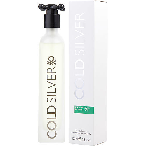 COLD SILVER by Benetton EDT Spray 3.3oz - iFragrance Shop