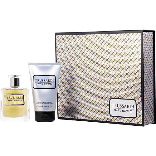 TRUSSARDI RIFLESSO EDT Spray 1.7oz & Shampoo and Shower Gel 3.3oz Set - Fresh & Invigorating - iFragrance Shop