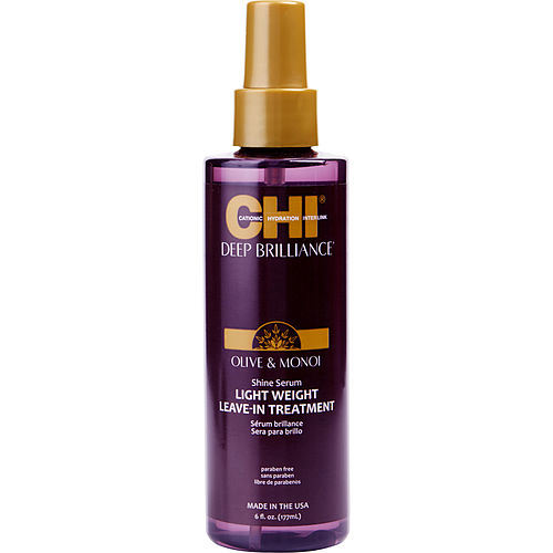 CHI Deep Brilliance Olive & Monoi Shine Serum Lightweight Leave-In Treatment 6 oz - iFragrance Shop