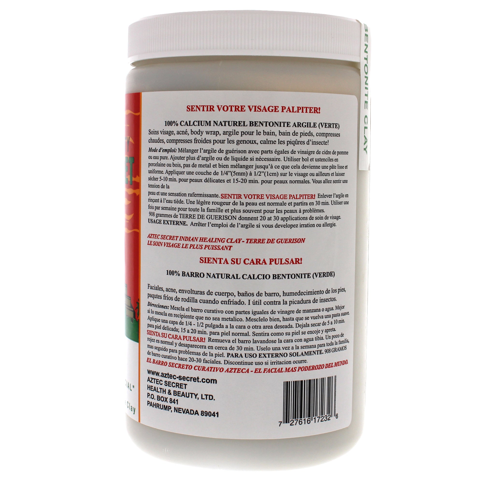 Indian Healing Clay by Aztec Secret for Unisex – 2 lb | iFragrance Shop