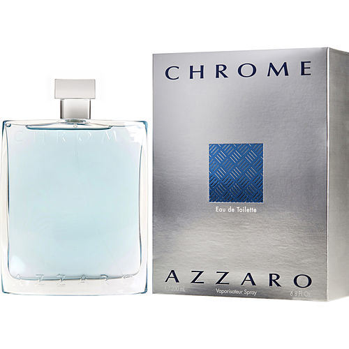 Chrome by Azzaro Eau De Toilette Spray 6.8 OZ | Fresh & Classic Fragrance | iFragrance Shop